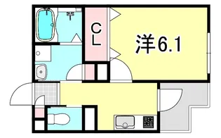 CoLaBo上ヶ原【1階】の間取り