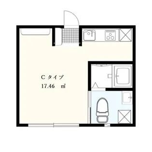 プラティーク代沢【1階】の間取り