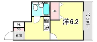 カサヴィエント【3階】の間取り