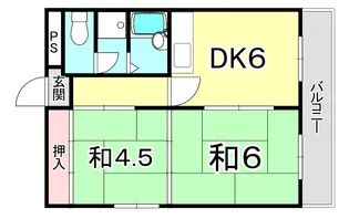 レークヒルⅠ 【4階】の間取り