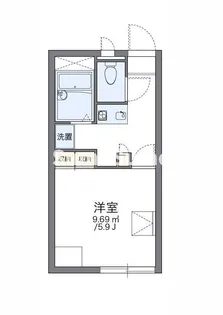 レオパレスCenterCourt【2階】の間取り