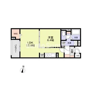 グランヴィル芦屋西【1階】の間取り