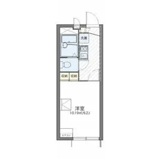 レオパレス六甲ガーデンズ【2階】の間取り
