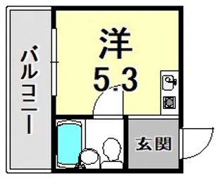 サンシャイン山手【3階】の間取り