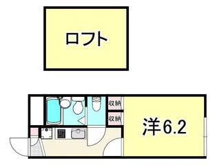 レオパレスエルザ2【1階】の間取り