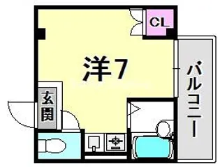 ビクトワール・シェル【2階】の間取り