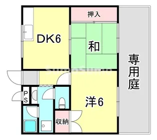 兵庫県神戸市兵庫区千鳥町3丁目【アパート】の間取り