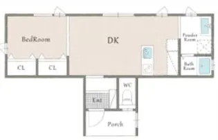 EXSONIA北青木【1階】の間取り