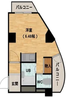 ヒルズ六甲【2階】の間取り