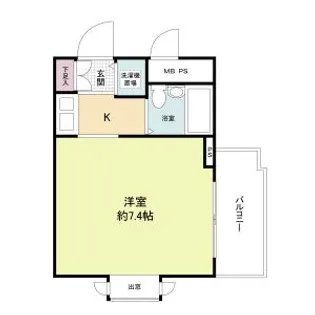 ジョイフル石屋川【3階】の間取り