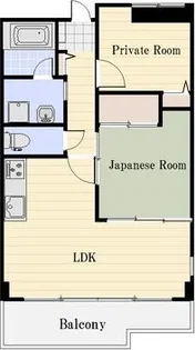 兵庫県神戸市東灘区西岡本3丁目【マンション】の間取り