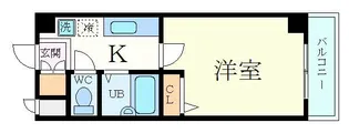 1Kの間取り画像