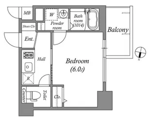 Cion KOBE Bayside【8階】の間取り