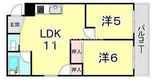 桜マンション【3階】の間取り