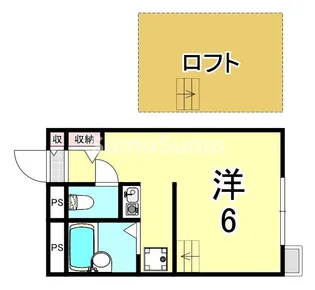 レオパレスMercato Degli Apparta【1階】の間取り
