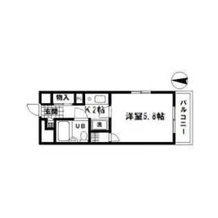 藤和シティコープ本山【4階】の間取り