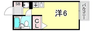 兵庫県神戸市長田区戸崎通3丁目【アパート】の間取り