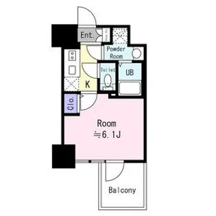 兵庫県神戸市中央区中山手通2丁目【マンション】の間取り