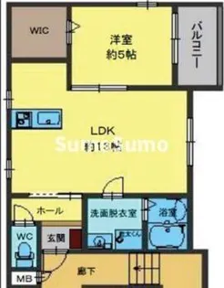 兵庫県神戸市東灘区北青木4丁目【アパート】の間取り