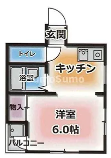 兵庫県神戸市兵庫区中道通1丁目【マンション】の間取り