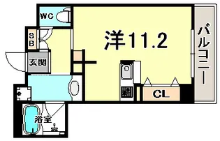 1Rの間取り画像