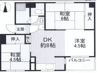 長峰ビル【4階】の間取り