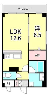 ラヴィベール西宮【1階】の間取り