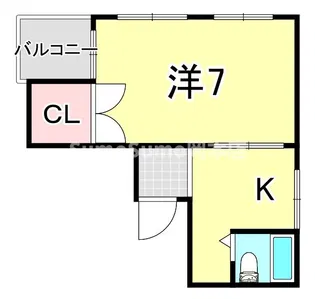 昴ビル 【5階】の間取り