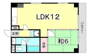 サーフ北口【3階】の間取り