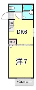 ルミエール鹿島【1階】の間取り