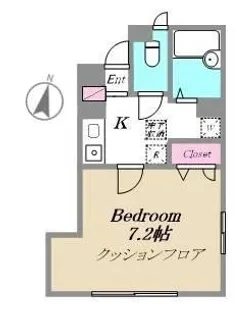 パークハイム上馬【1階】の間取り