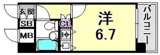 朝日プラザαポート神戸【9階】の間取り