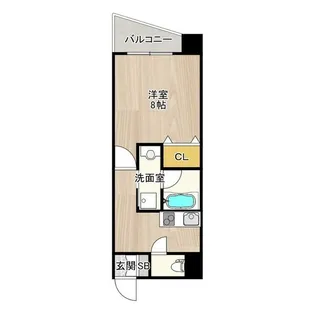 CITYSPIRE神戸元町Ⅰ【5階】の間取り