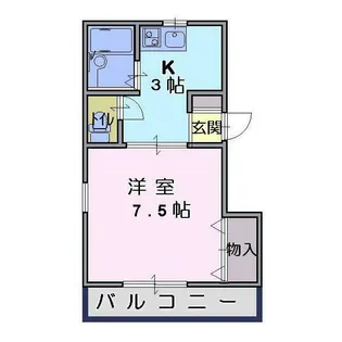 兵庫県神戸市須磨区須磨浦通4丁目【アパート】の間取り