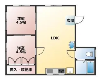 若松町11丁目中澤ビル【3階】の間取り