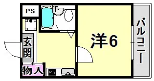 セントナルオ【6階】の間取り