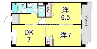 橋本マンション【2階】の間取り