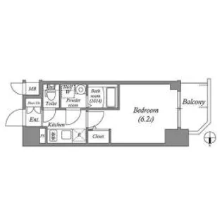 エスリード神戸ラ・コスタ【5階】の間取り