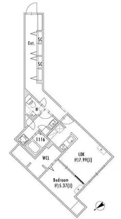 GRANPASEO下北沢【1階】の間取り