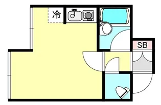 ホワイエ甲子園【1階】の間取り