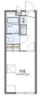 レオパレスオービラージュ【1階】の間取り