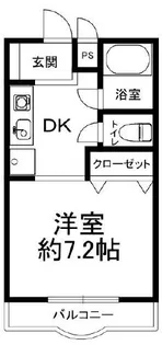 ウッディ六甲【2階】の間取り