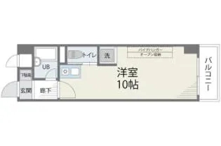 アバンダント84【8階】の間取り