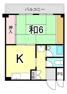 サンパールビル【4階】の間取り