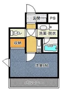 ビッグフォレスト兵庫【4階】の間取り