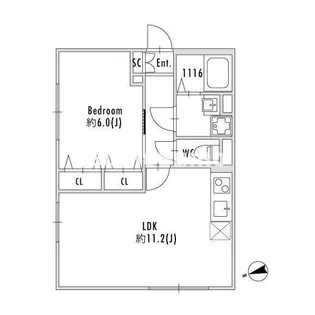 PASEO下北沢代沢Ⅱ【3階】の間取り