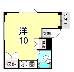 メゾン段上【3階】の間取り