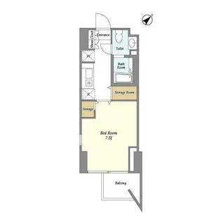 パークフラッツ祐天寺【3階】の間取り