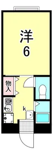 ハッピーリーブス【1階】の間取り