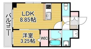 マルコビル平尾【7階】の間取り